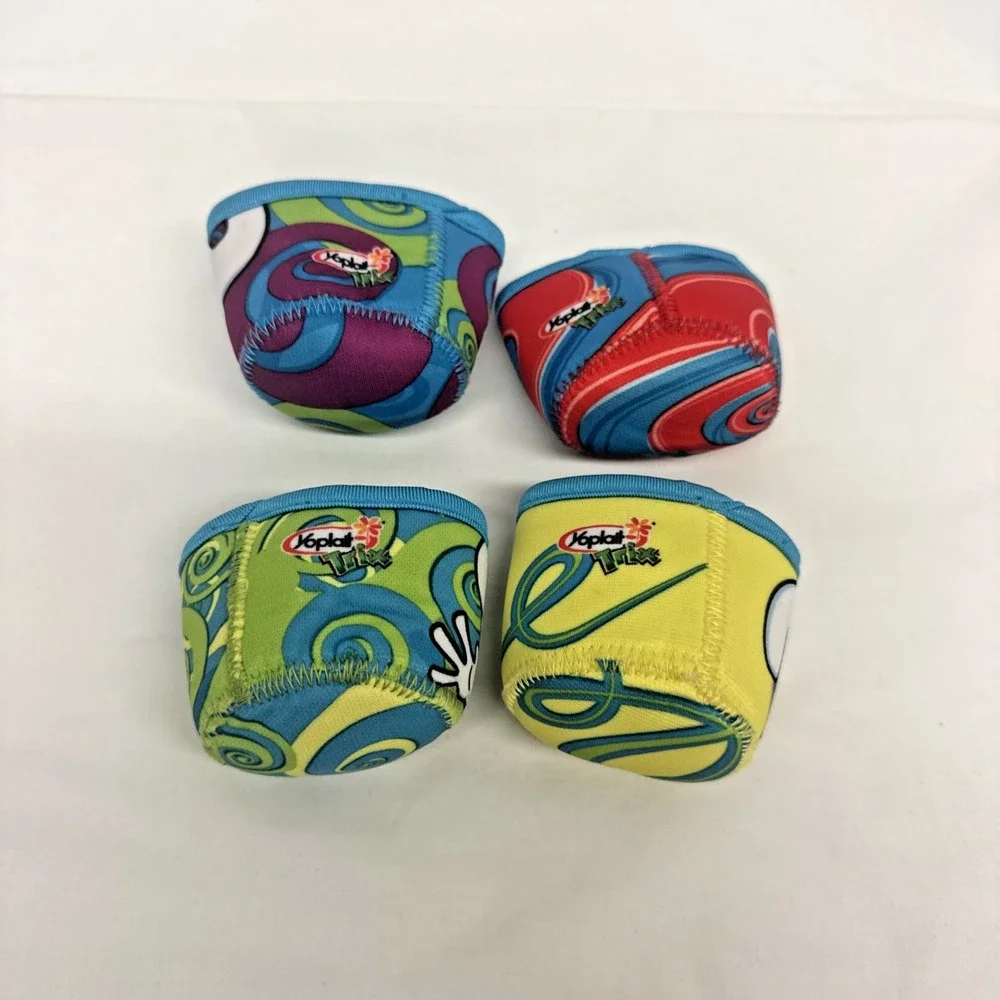Trix Yogurt Cup Coozie Holder Sleeve Yoplait General Mills 2012 Lot of 4 BTS